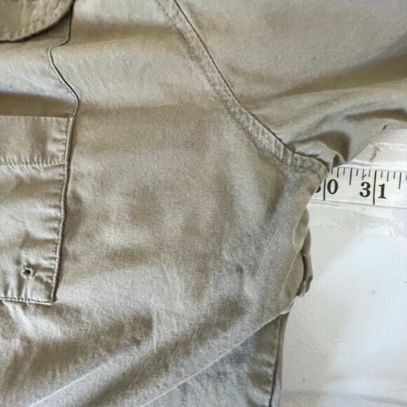 Columbia Sportswear Company PFG Khaki Beige Long Sleeve Button Up Men's Shirt 2X - Picture 13 of 16